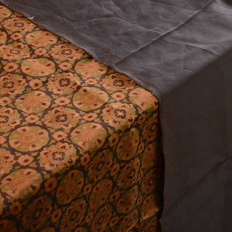 YPQERLI - Handmade 30 Momme Pattern Print Mud Silk Fabric - 110cm by the Yard