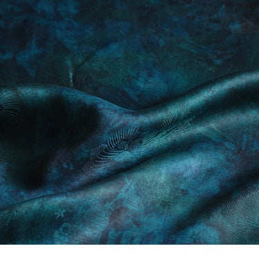 YPSSZO - Handmade 26 Momme HUALUO Jacquard Mud Silk Fabric (Openwork texture) - 110cm by the Yard