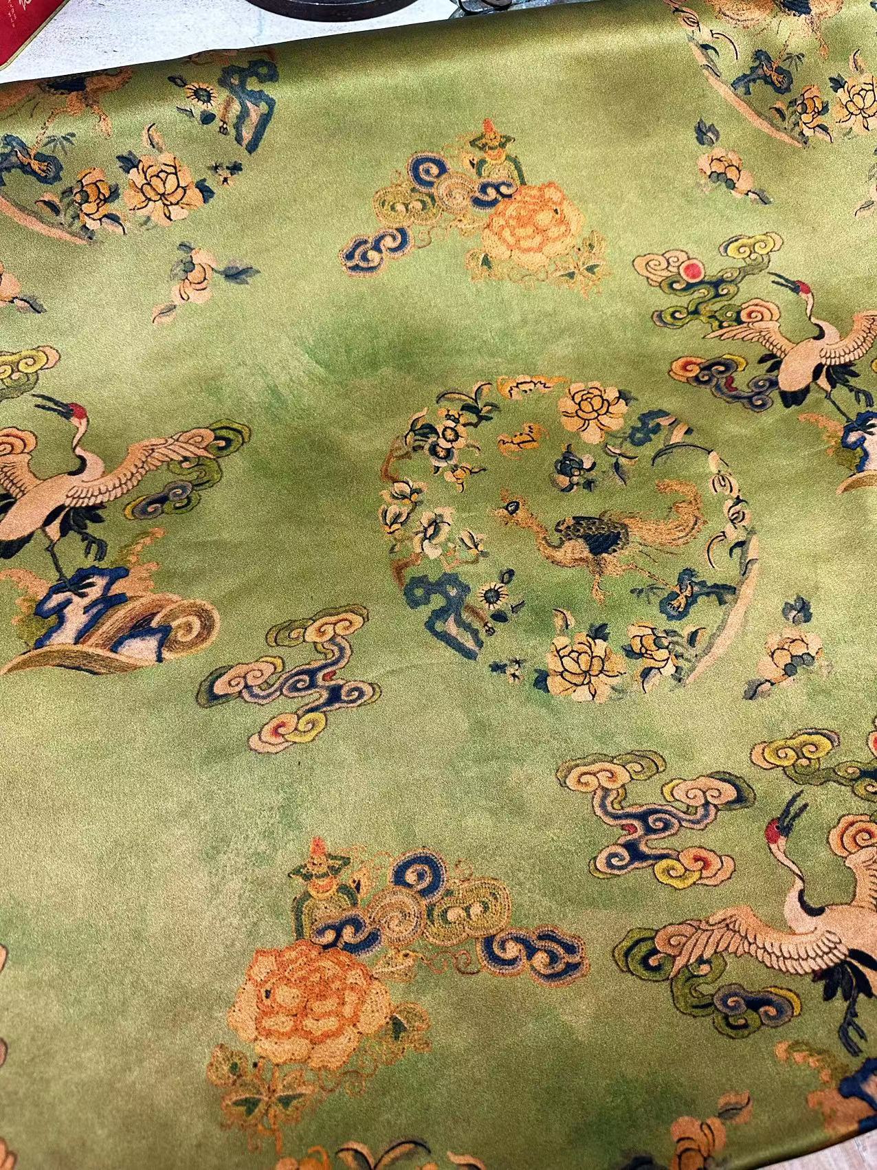 SXXYXH - Handmade 40 Momme Mud Silk Satin Fabric - 114cm By the Yard
