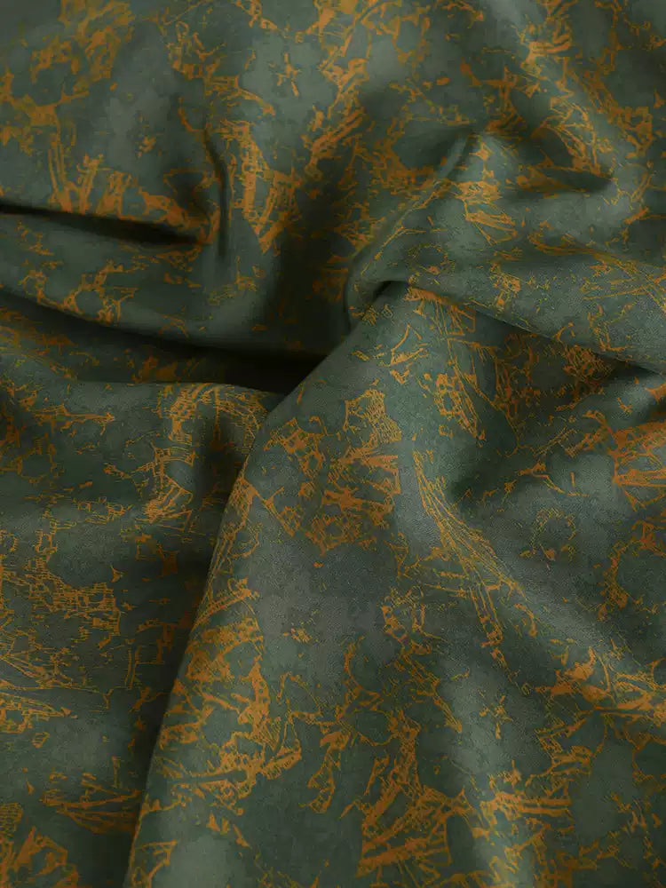 RYSHIQIN - Hight 60 Count Rayon Satin Faux Silk Chinese Style Floral Cheongsam Dress Fabric - 145cm wide by the Yard