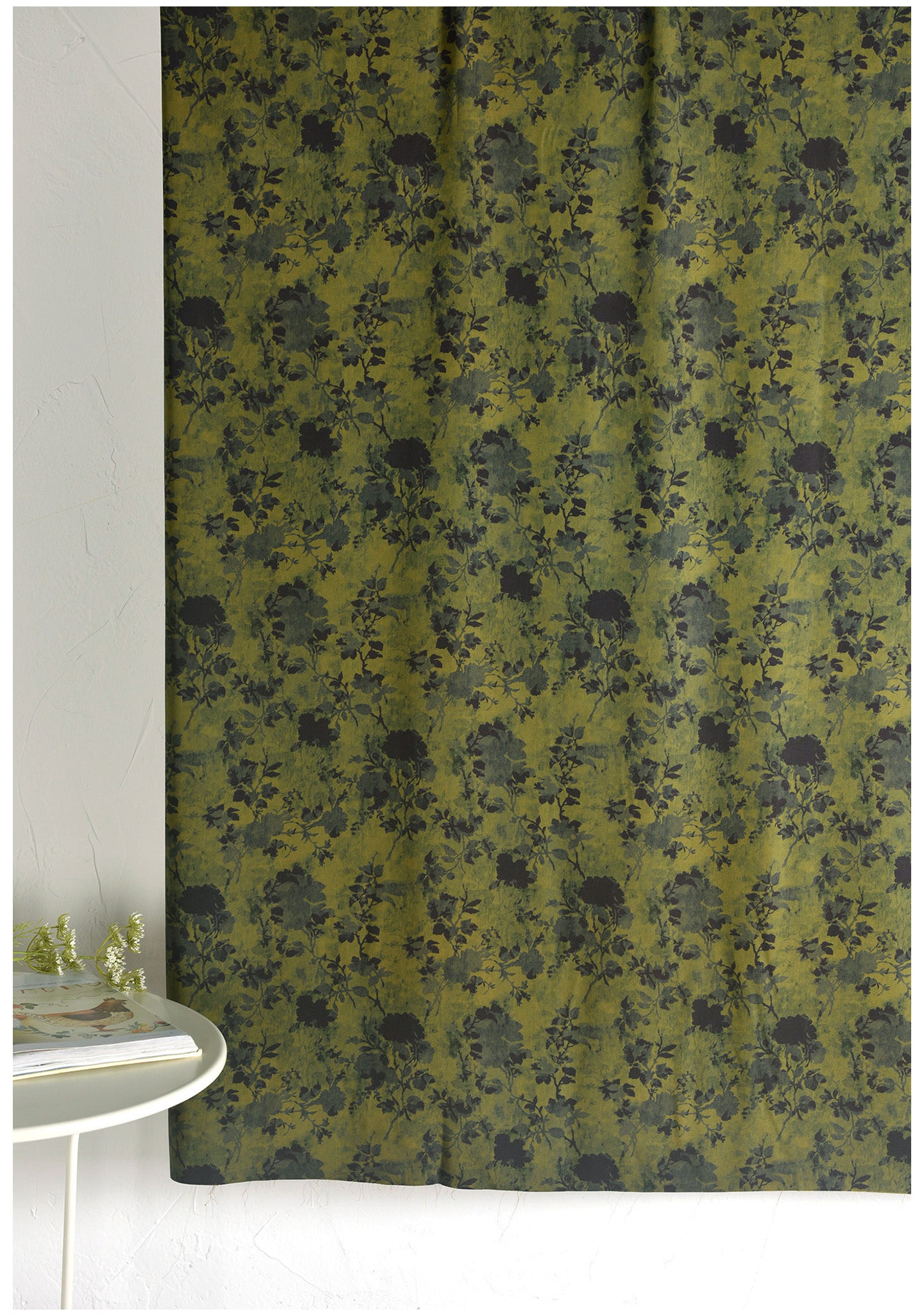 MGUANL - Hight 60 Count Rayon Satin Faux Silk Chinese Style Floral Cheongsam Dress Fabric - 145cm wide by the Yard