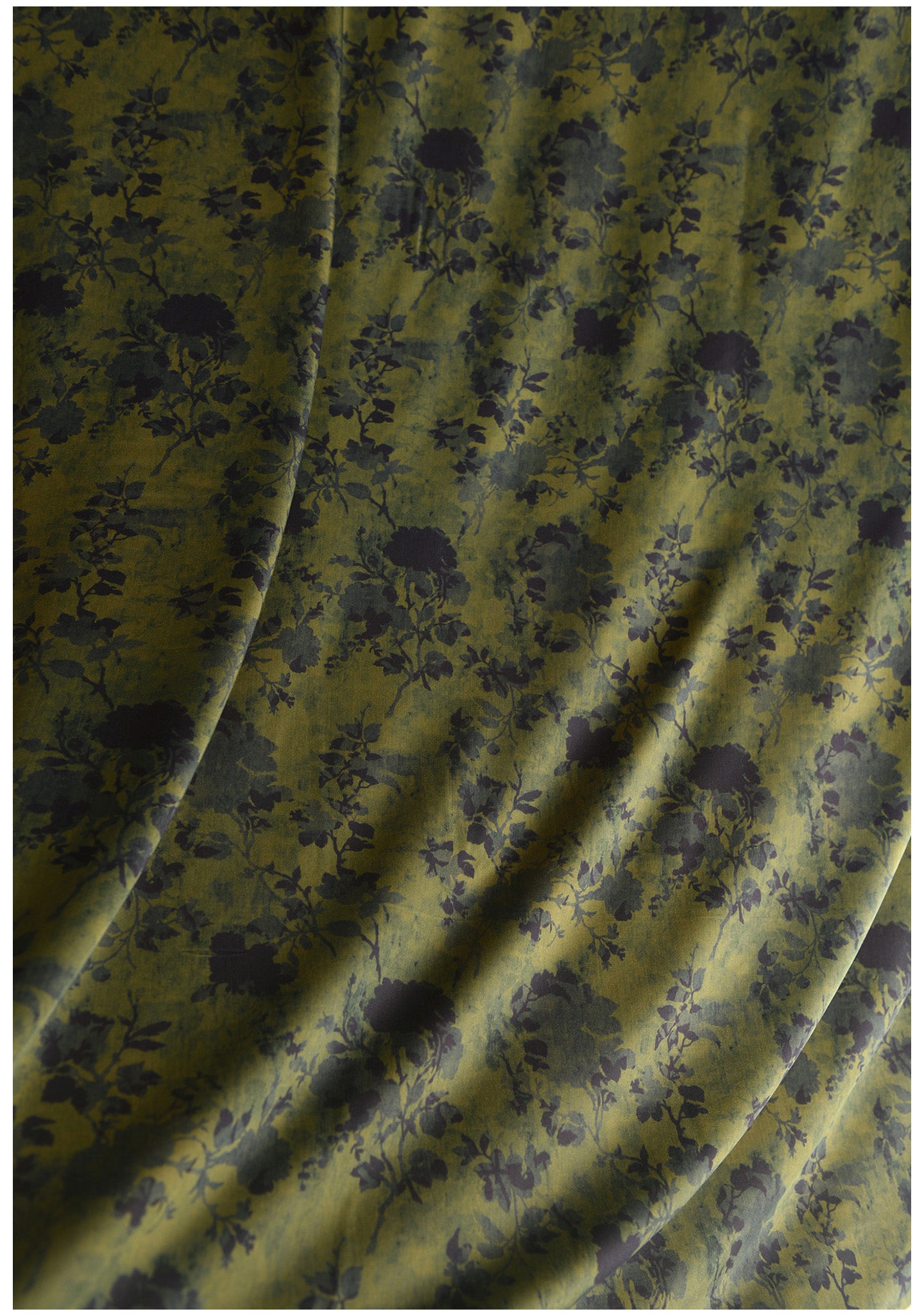 MGUANL - Hight 60 Count Rayon Satin Faux Silk Chinese Style Floral Cheongsam Dress Fabric - 145cm wide by the Yard