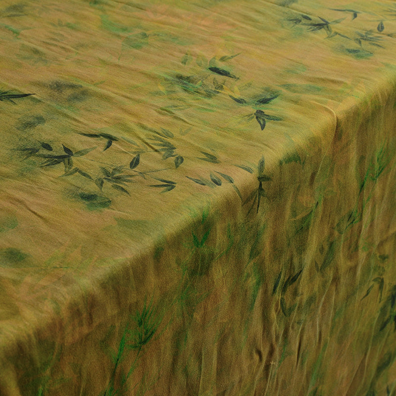 YPLDZZ - Handmade 25 Momme HUALUO Jacquard Mud Silk Satin Fabric (Openwork texture) - 132cm by the Yard