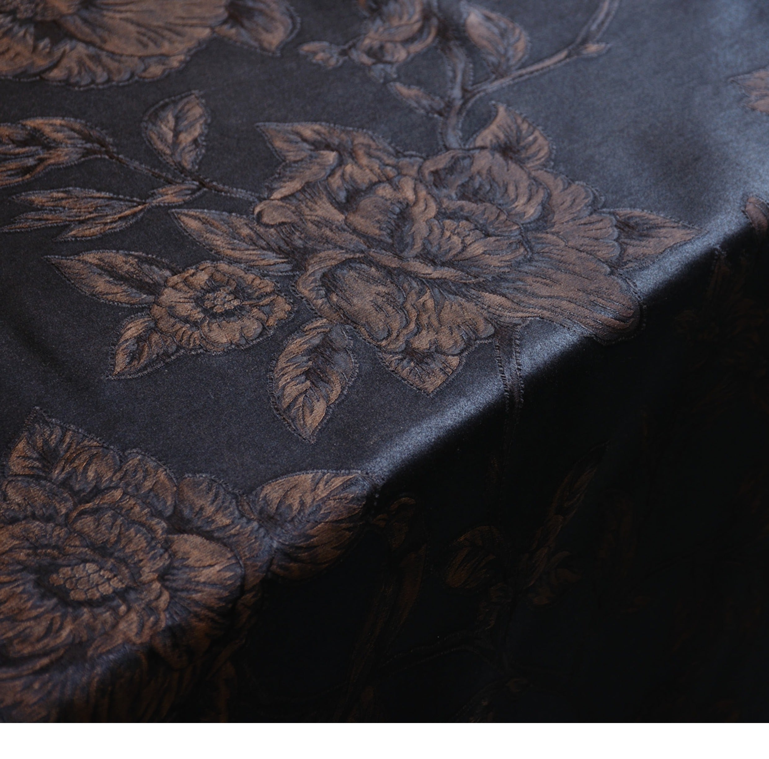 YPHYSI - Handmade 40 Momme Jacquard Mud Silk Fabric - 135cm by the Yard