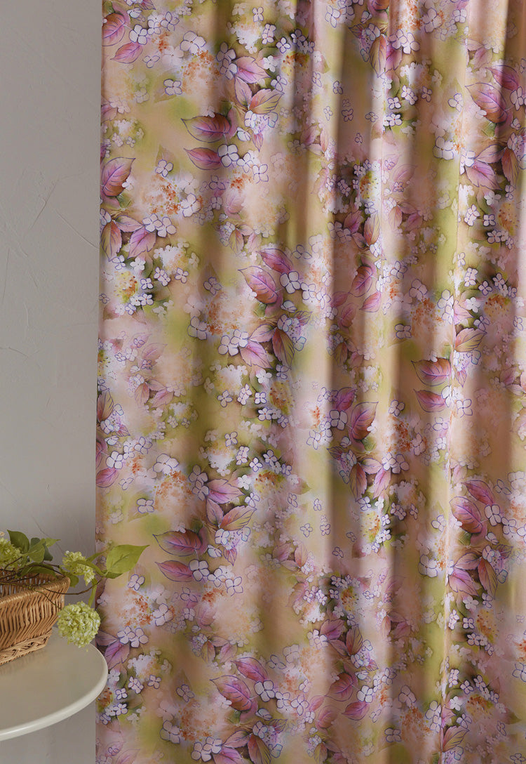 RYHUANAO - Hight 60 Count Rayon Satin Faux Silk Chinese Style Floral Cheongsam Dress Fabric - 145cm wide by the Yard