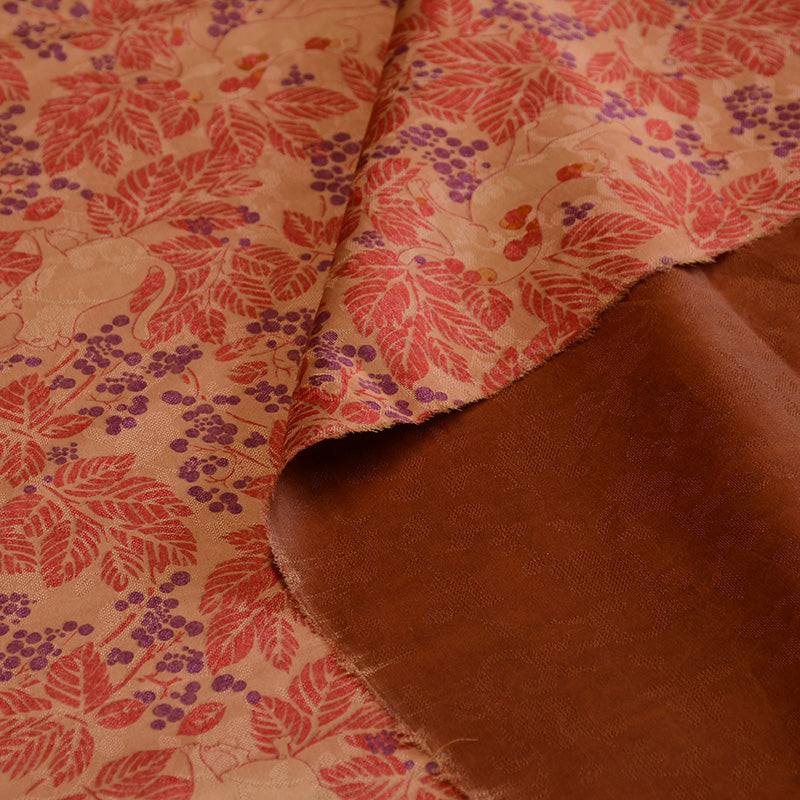 YPYZPT - Handmade 24 Momme HUALUO Jacquard Mud Silk Fabric (Openwork texture) - 115cm by the Yard