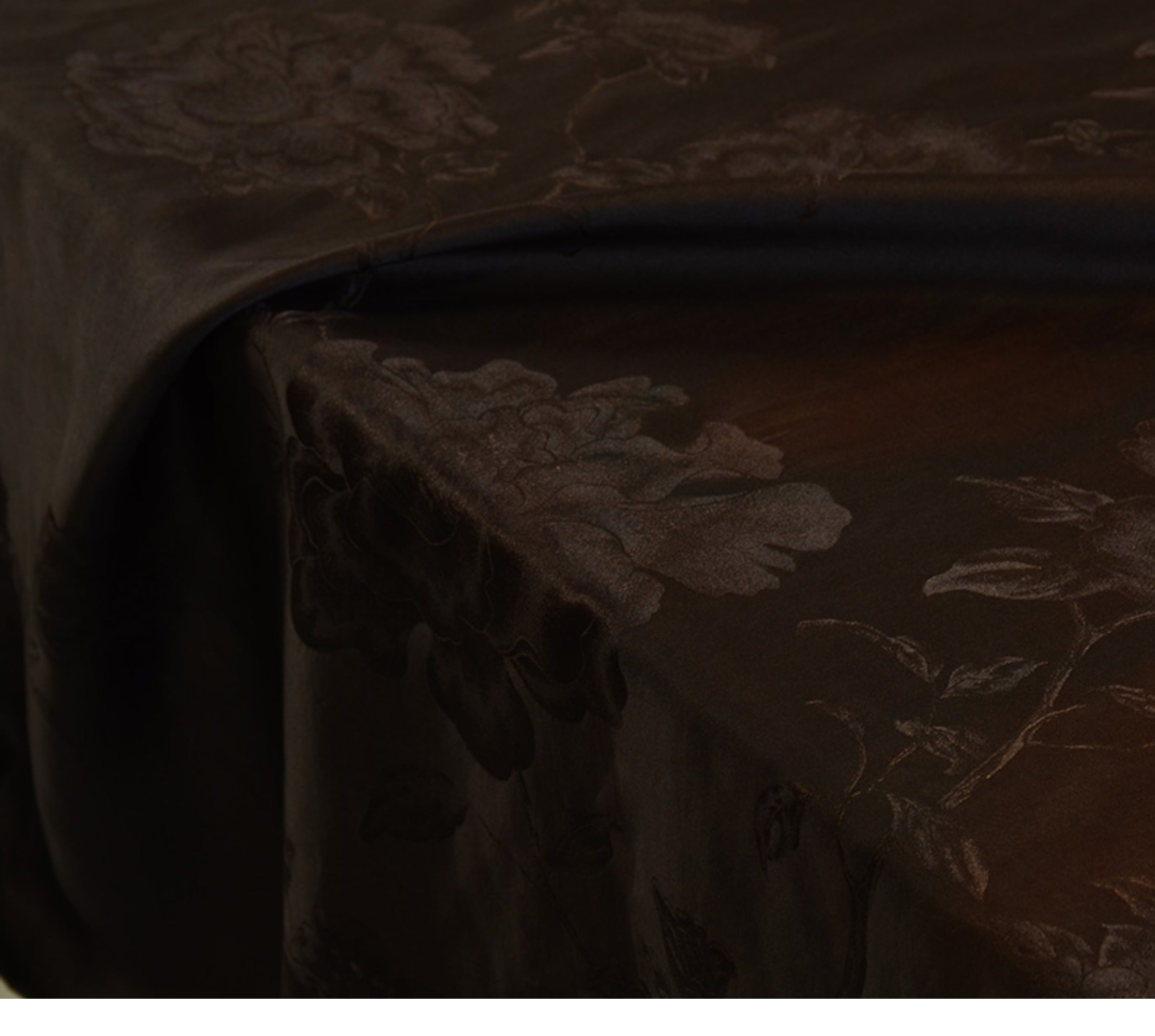 YPJBHL - Handmade 26 Momme HUALUO Jacquard Mud Silk Fabric (Openwork texture) - 138cm by the Yard