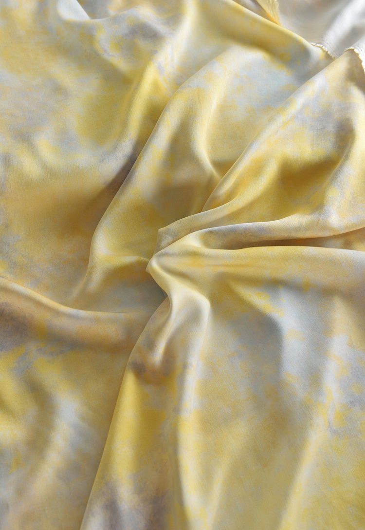 RYYUNSHU - Hight 60 Count Rayon Satin Faux Silk Chinese Style Floral Cheongsam Dress Fabric - 145cm wide by the Yard