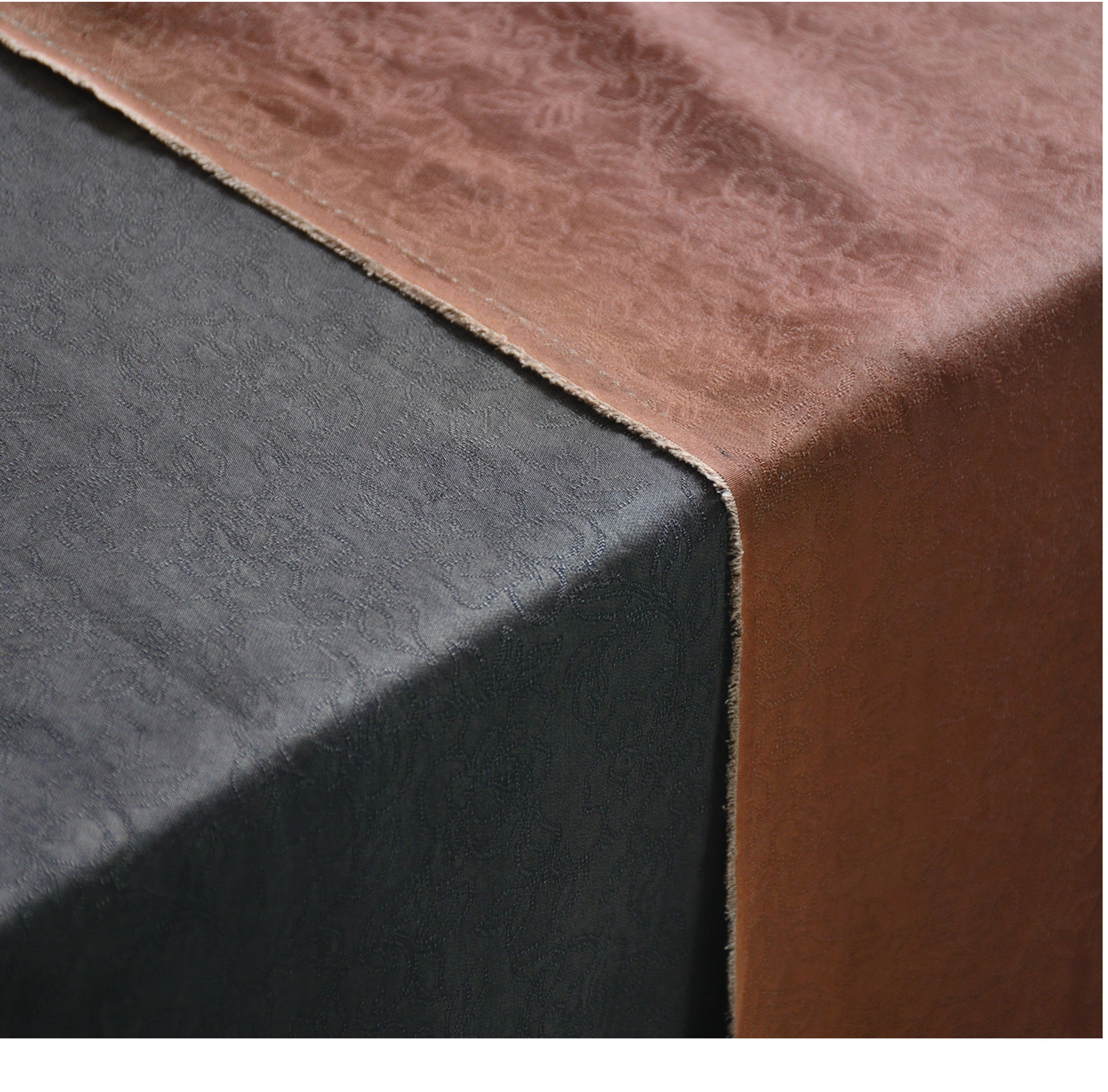 YPHYIY - Handmade 23 Momme HUALUO Jacquard Mud Silk Fabric (Openwork texture) - 110cm by the Yard