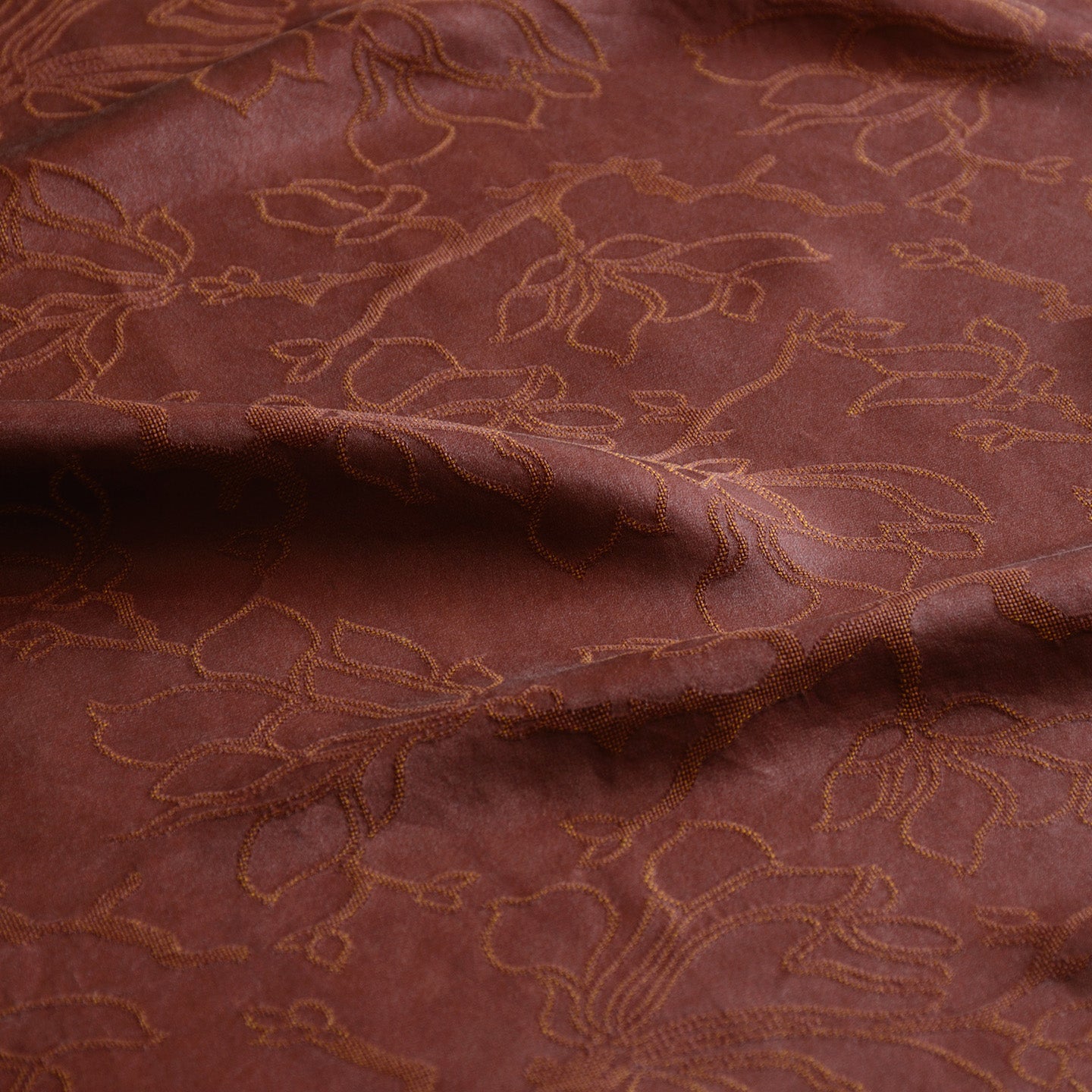 YPHLIU - Handmade 30 Momme HUALUO Jacquard Hong Yunsha Mud Silk Fabric (Openwork texture) - 110cm by the Yard