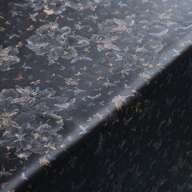 YPFWDH - Handmade 25 Momme HUALUO Jacquard Mud Silk Satin Fabric (Openwork texture) - 110cm by the Yard