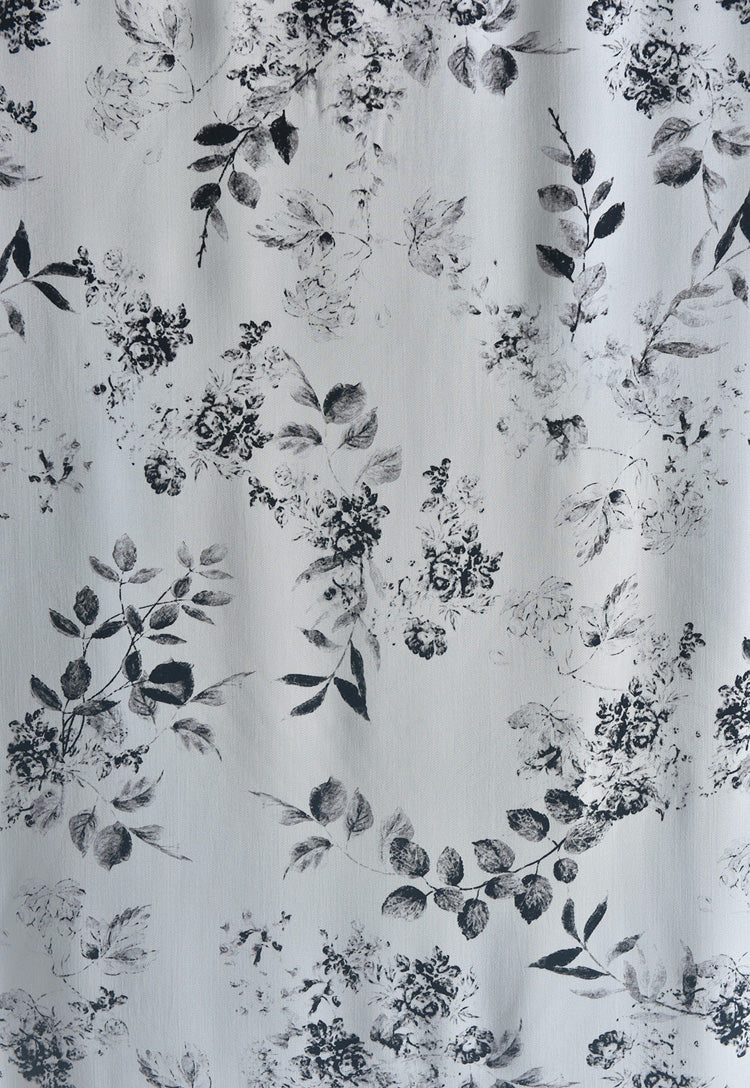 RYBAIMOO - Hight 60 Count Rayon Satin Faux Silk Chinese Style Floral Cheongsam Dress Fabric - 145cm wide by the Yard