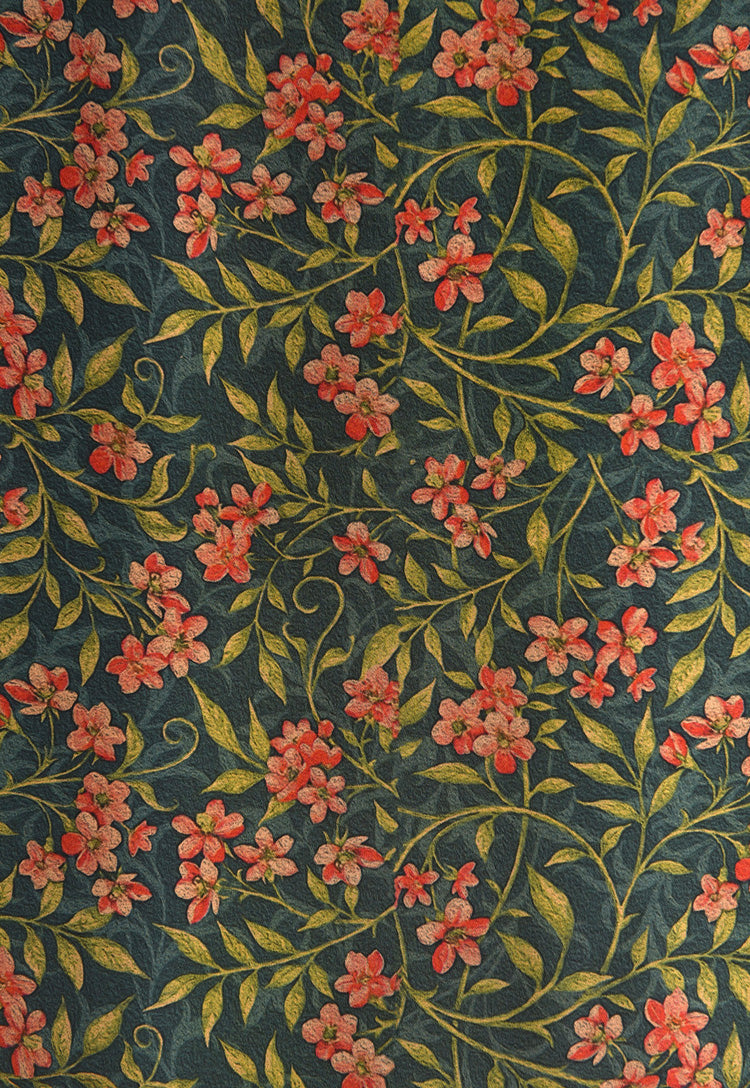 RYHONXIU - Hight 60 Count Rayon Satin Faux Silk Chinese Style Floral Cheongsam Dress Fabric - 145cm wide by the Yard