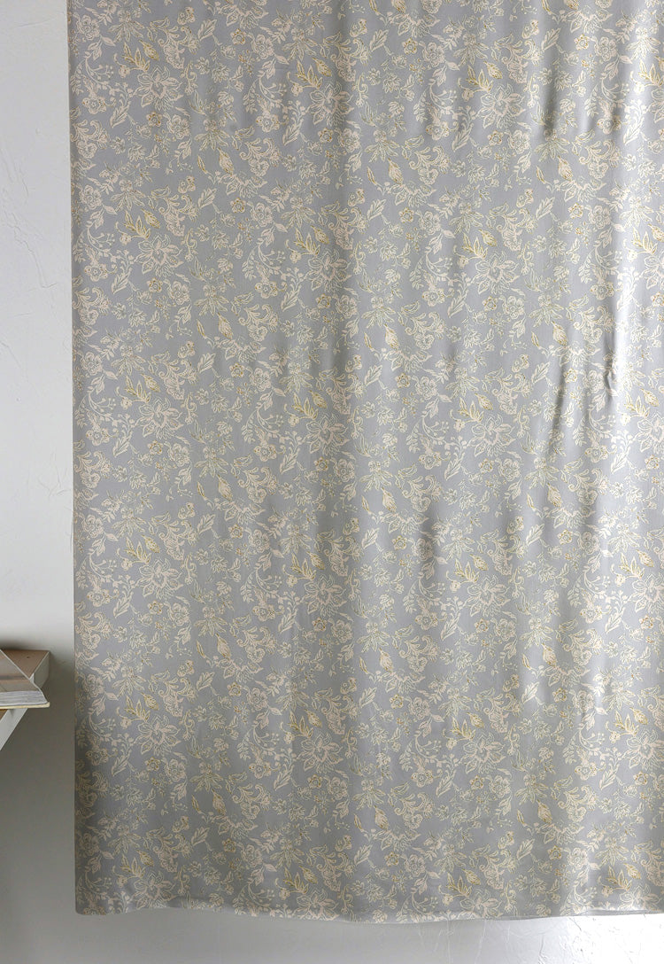 RYSUXIAN - Hight 60 Count Rayon Satin Faux Silk Chinese Style Floral Cheongsam Dress Fabric - 145cm wide by the Yard