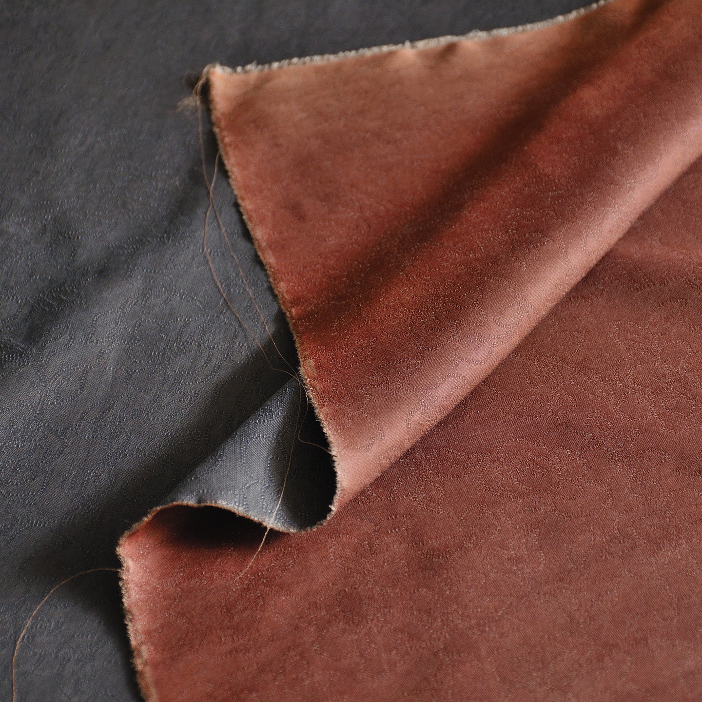 YPHYIY - Handmade 23 Momme HUALUO Jacquard Mud Silk Fabric (Openwork texture) - 110cm by the Yard