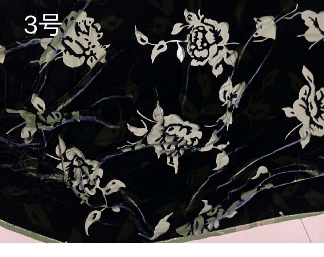 HEIJIO - Semi-sheer with a Draping Effect Sheer Burnout Silk  Velvet Satin Fabric - 140cm wide by the Yard