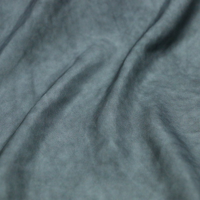 HERR - 18 Momme Dirty Dyeing Distressed Twill Silk Fabric Made of Mulberry Silk - 135cm by the Yard