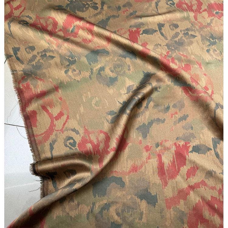 CFFLTY - Handmade 50 Momme PIZI Mud Silk Satin Fabric - 114cm by the Yard