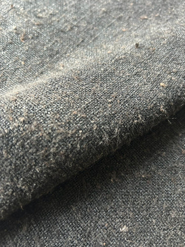 KCYEZUOSI - 78 Momme 100% Tussah Slub Mud Silk Fabric, Black and Brown,108cm wide by the Yard