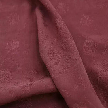 ZOZOUH - Handmade 28 Momme Jacquard Spun Mud Silk Fabric， 103cm By the Yard