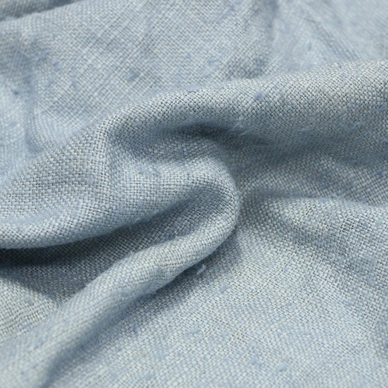 QCHUI -  Handmade Gambiered Ganton Tussah Silk Fabric - 90cm wide by the Yard
