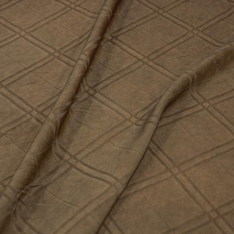 LZZRGL - 19 Momme Vintage Style Dirty Dyed Jacquard Sangbo Satin Silk Fabric - 135cm wide by the Yard