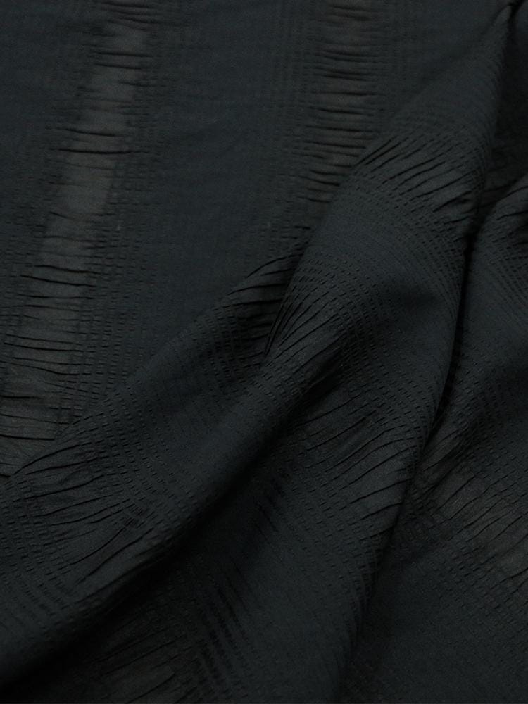 TANBL - Handmade Cotton Stretch Stripe Blended Silk Fabric - By the Yard