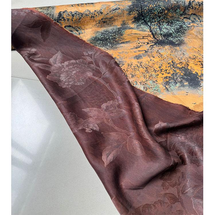 CFLYTH - Handmade 38 Momme Mud Silk Satin Fabric - 112cm By the Yard