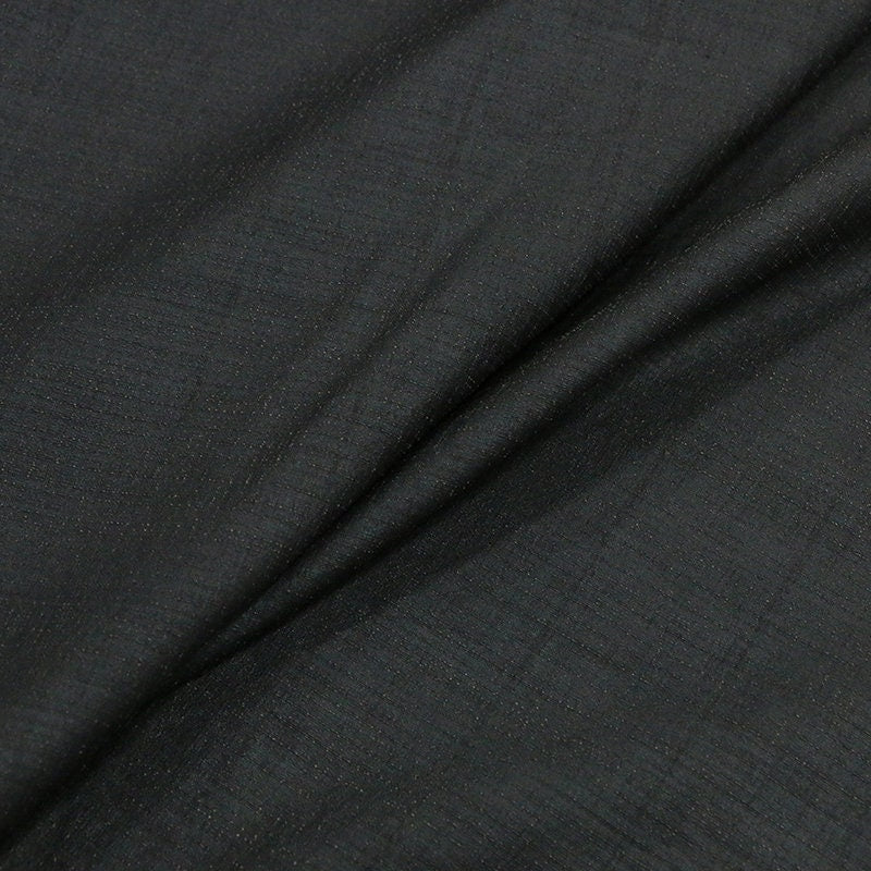 JIANGXIN - 27 Momme  Handmade Gambiered Ganton Tussah Mud Silk Fabric - 130cm wide by the Yard