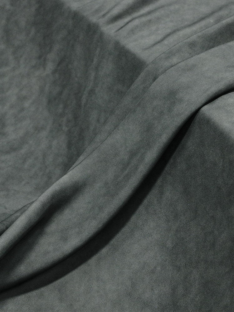 HERR - 18 Momme Dirty Dyeing Distressed Twill Silk Fabric Made of Mulberry Silk - 135cm by the Yard