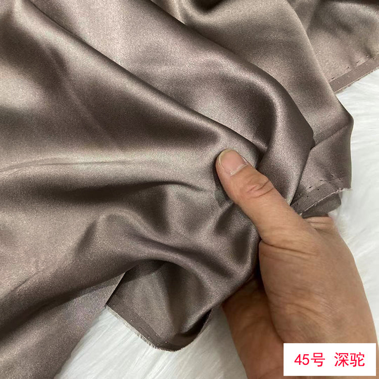 80 Colors #1-25 - 19 momme Stretch Silk Satin Fabric - 140cm wide by the Yard