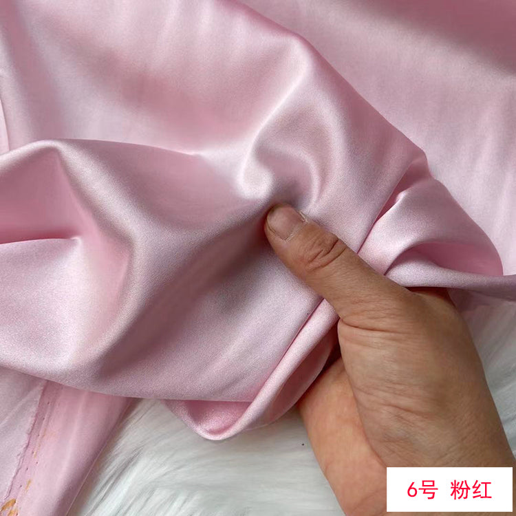 80 Colors #1-25 - 19 momme Stretch Silk Satin Fabric - 140cm wide by the Yard