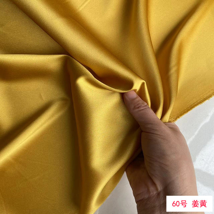 80 Colors #1-25 - 19 momme Stretch Silk Satin Fabric - 140cm wide by the Yard