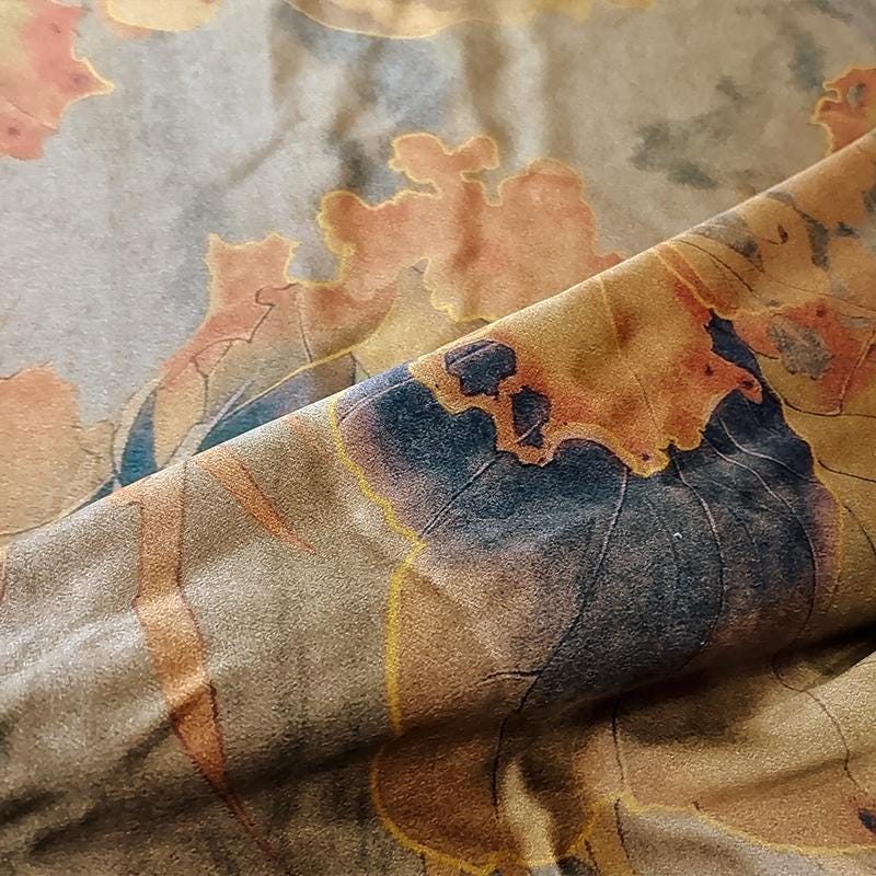 GYJHLL - Handmade 38 Momme Mud Silk Satin Fabric - 112cm By the Yard