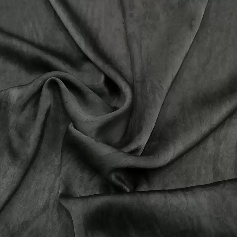 CAMZAR - 19 momme Plant Dyeing Tie-dye Art Style Charmeuse Silk Satin Fabric - 128cm wide by the Yard