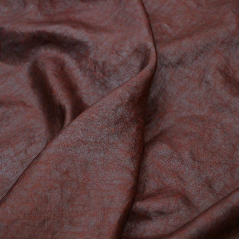 YOLANG - 22 Momme Handmade Plant Dye HongYunSha Silk Fabric, 130cm by the Yard