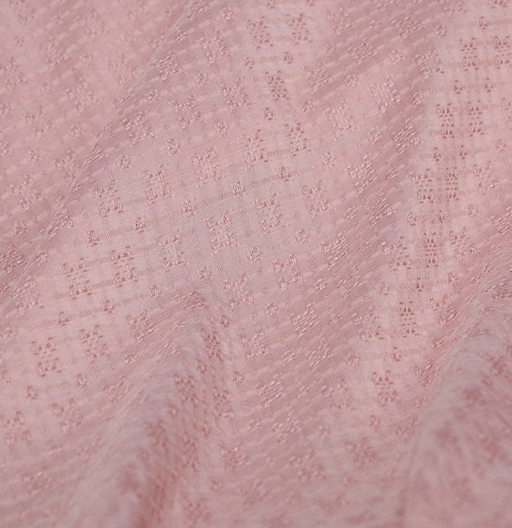 SXFEN - Jacquard Handmade Gambiered Ganton Tussah Silk Fabric-130cm wide By the Yard