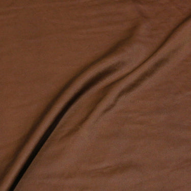 Plant Dyed Brown Red Silk Cotton Blend Fabric By the Yard