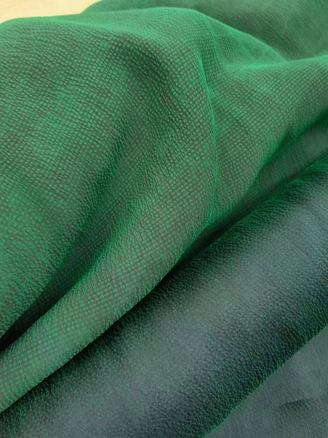 ZHENZHU - Handmade 26 Momme Bubble Pearl Satin Mud Silk Fabric - 110cm by the Yard