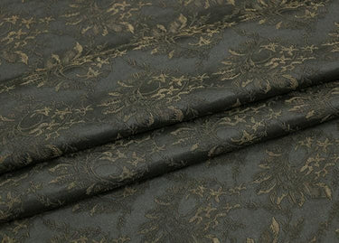 TALFWW - 28 Momme Handmade Jacquard Guanle Crepe Silk Fabric - 110cm wide by the Yard