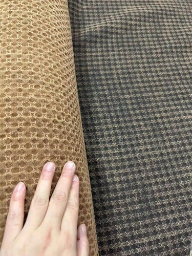 JPXNHZ - 90 Momme Jacquard Mud Silk Gambiered Ganton Tussah Silk Fabric - 110cm wide by the Yard