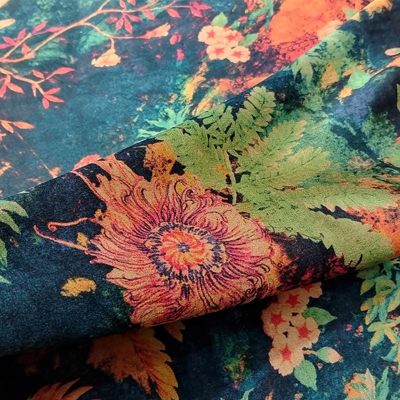 GYHHFH - Handmade 40 Momme Mud Silk Satin Fabric - 112cm By the Yard