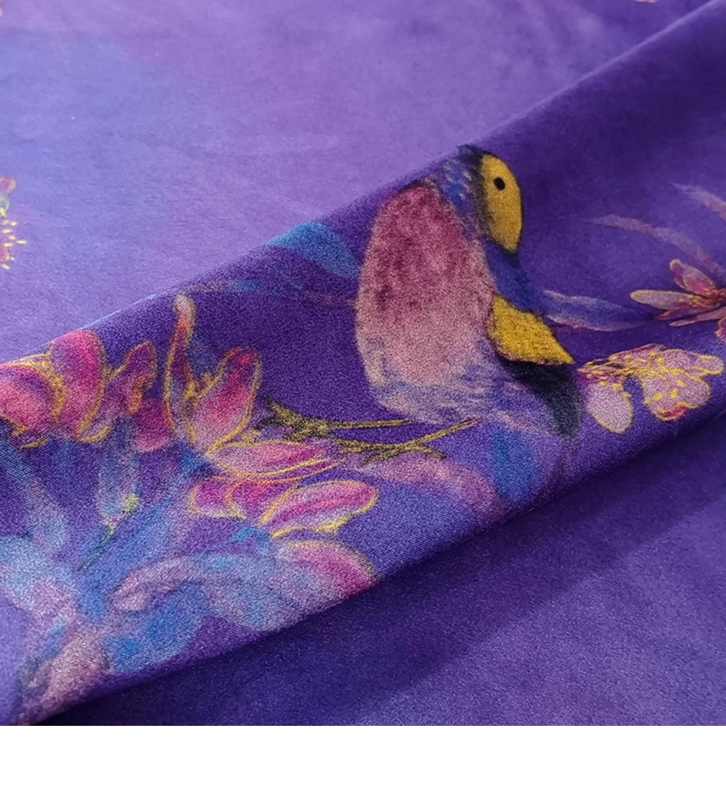 GYHJZY - Handmade 38 Momme Mud Silk Satin Fabric - 112cm By the Yard