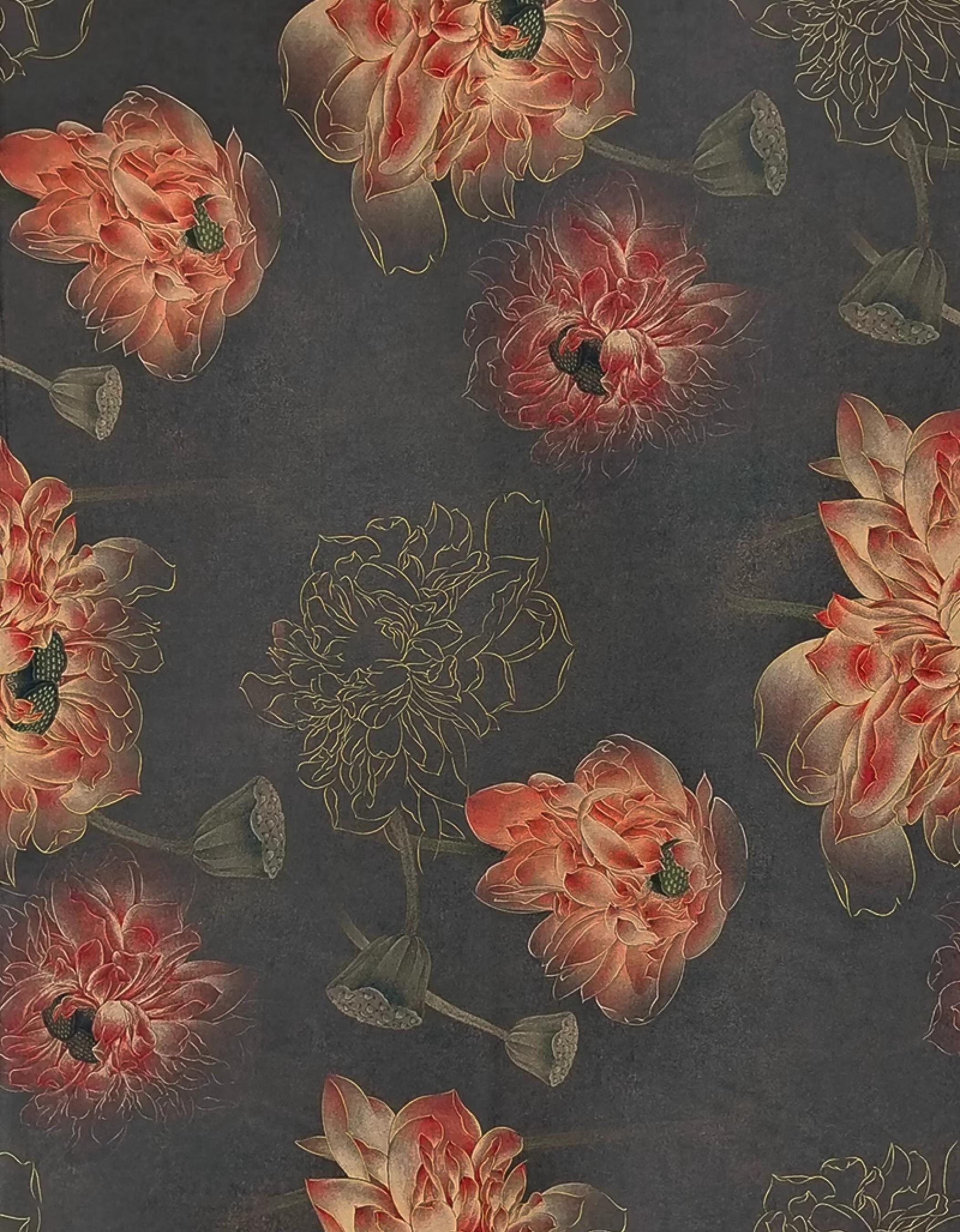 GUYHHP - Handmade 40 Momme Mud Silk Satin Fabric - 112cm By the Yard
