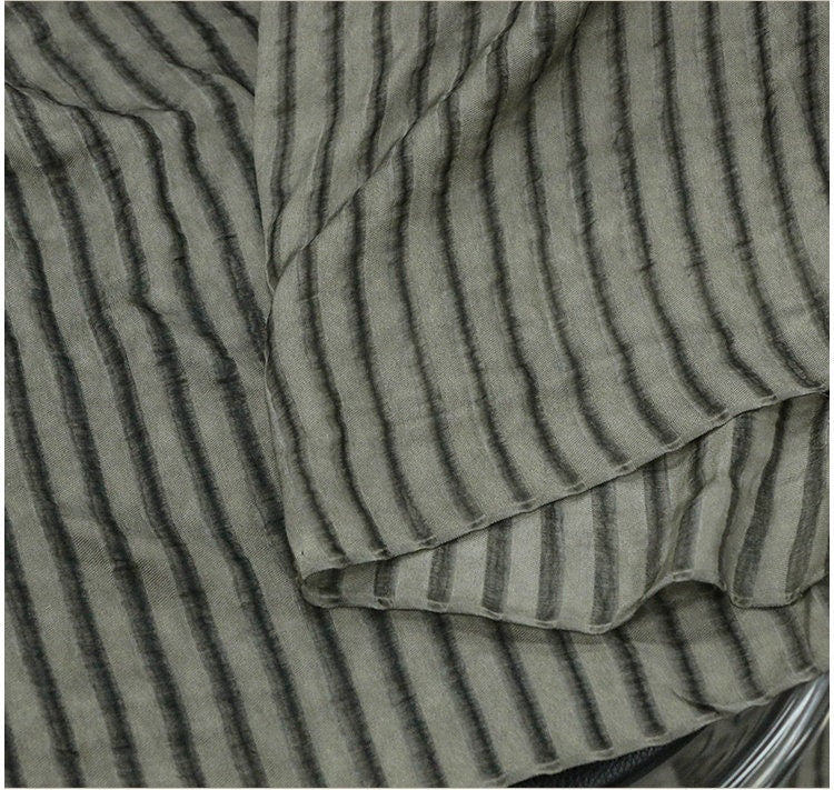 BOSI - 14 Momme Vintage Style Dirty Dyed Silk Cotton Fabric - 130 cm wide by the Yard