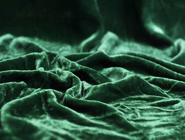 ON SALE - Solid Jade Green Velvet Fabric 114cm wide - 4 Yards