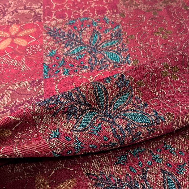 GUYHMA - Handmade 40 Momme Mud Silk Satin Fabric- 112cm By the Yard
