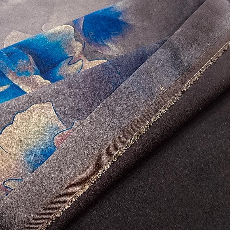 GYZMRE - Handmade 40 Momme Mud Silk Satin Fabric - 112cm By the Yard