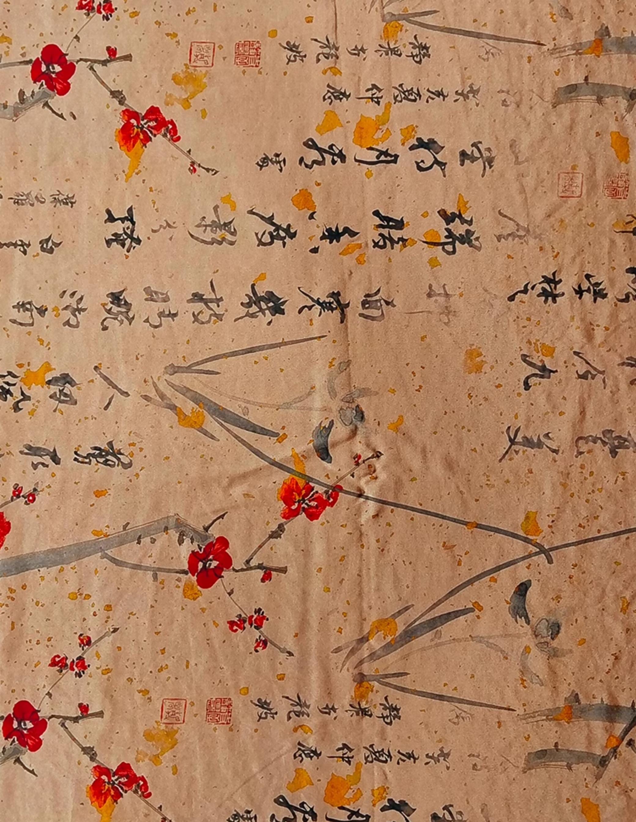 GUYAOM - Handmade 40 Momme Mud Silk Satin Fabric - 112cm By the Yard