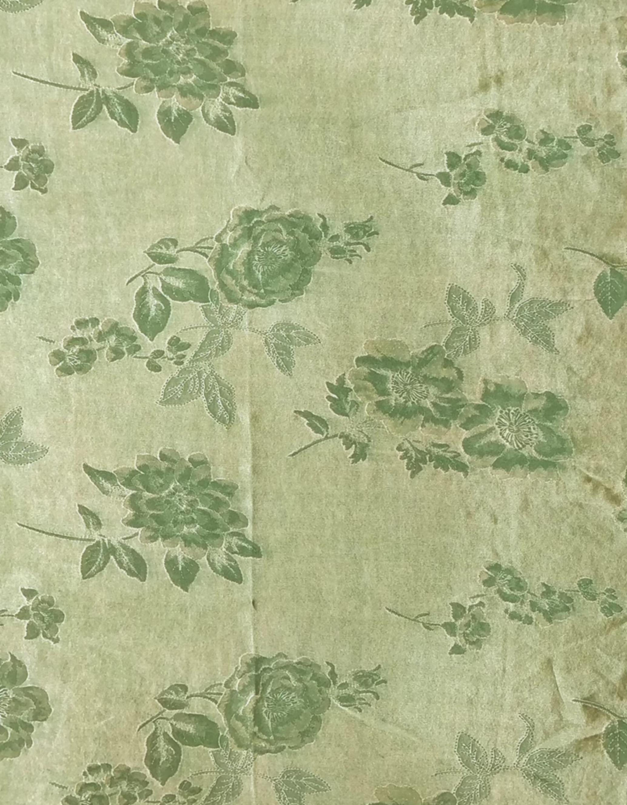 GYNVRH - Handmade 40 Momme Plant Dyeing Mud Silk Satin Fabric  - 112cm By the Yard